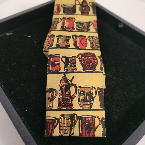 Vintage Rooster 1950's-60's Collectible Beer Stein Tie-Square tip - Picture 1 of 4